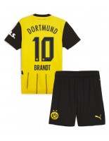 Borussia Dortmund Julian Brandt #10 Domácí dres pro děti 2024-25 Krátký Rukáv (+ trenýrky)